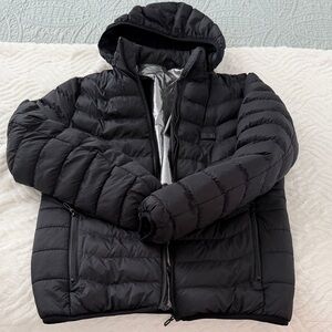 Women’s Heated Black Puffer Jacket -read description